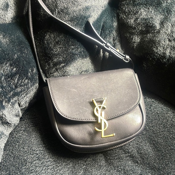 Yves Saint Laurent Bags Ysl Kaia Satchel Crossbody Bag Black With